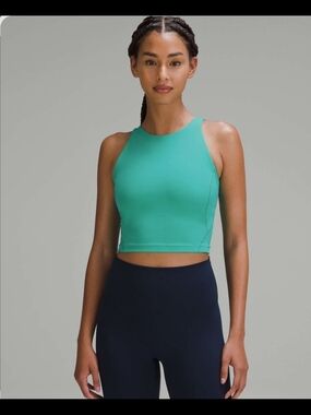 lululemon Align High-Neck Tank Top Light Support Green